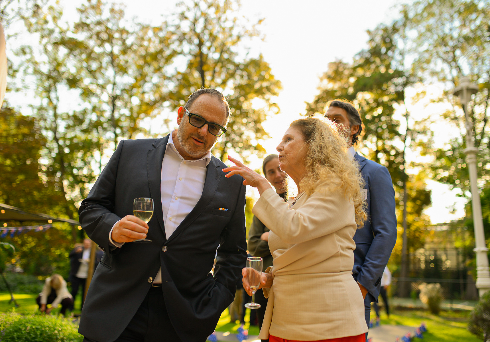 Australian Business BBQ guests in The Hague
